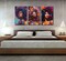 3Pcs African American Women Canvas Wall Art Colorful Graffiti Afro Girl Painting Modern Abstract Aesthetic Pictures Wall Decor Posters Print Artwork for Living Room Bedroom Home Decoration